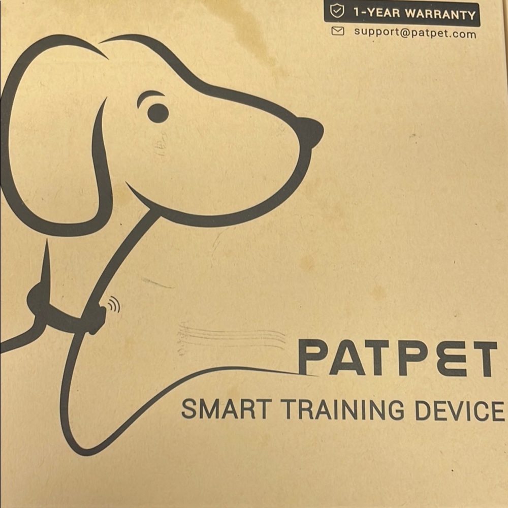 Black Dog Collar with Smart Training Features